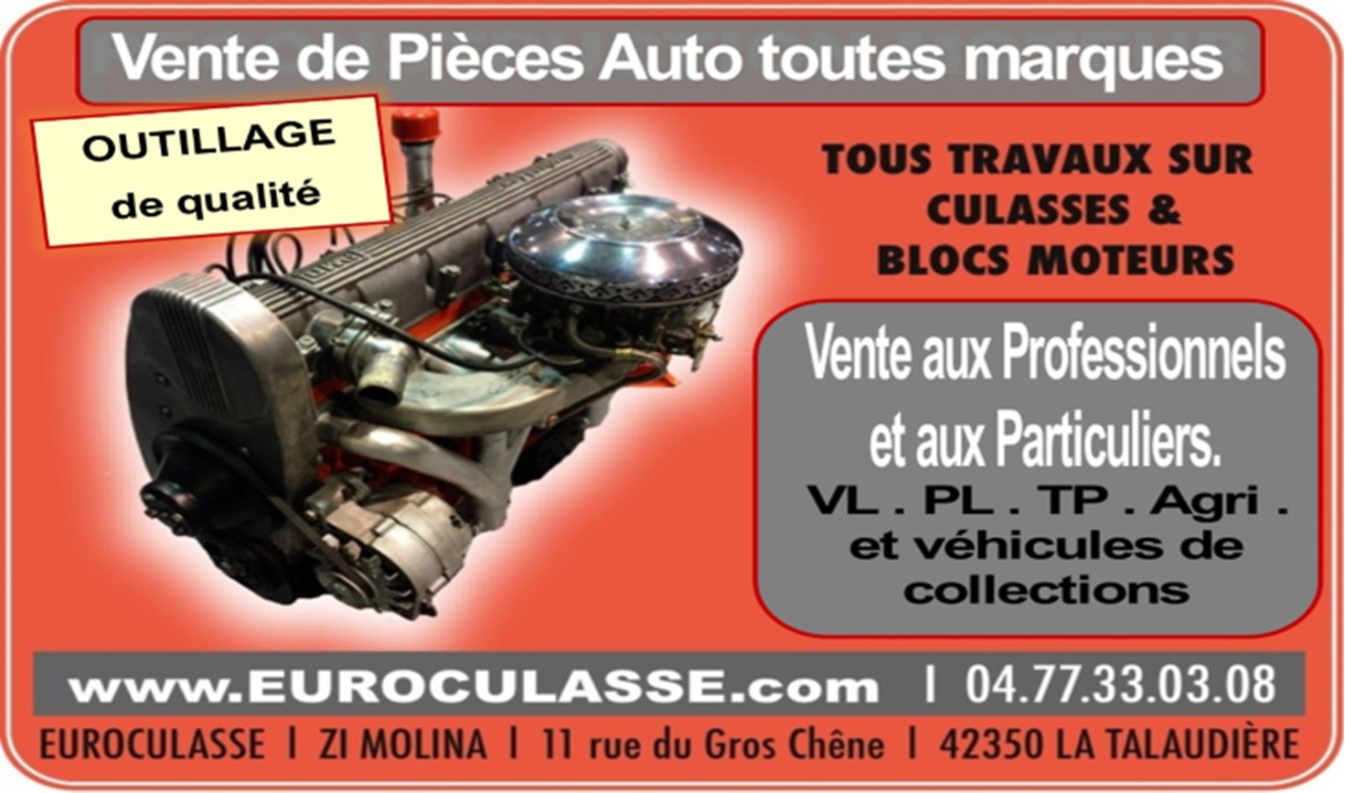 Sarl BOUVIER Euroculasse rectification/reconstruction moteur & culasse